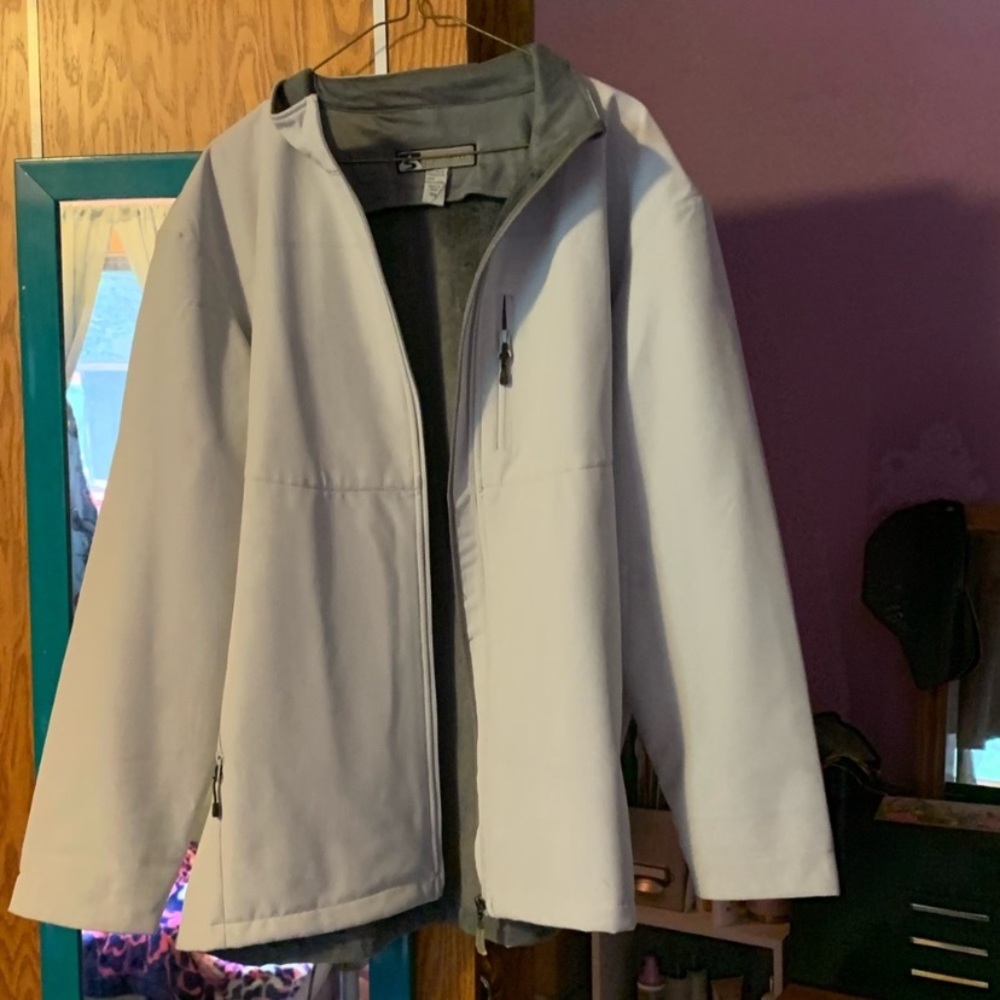 Fleece lined winter jacket